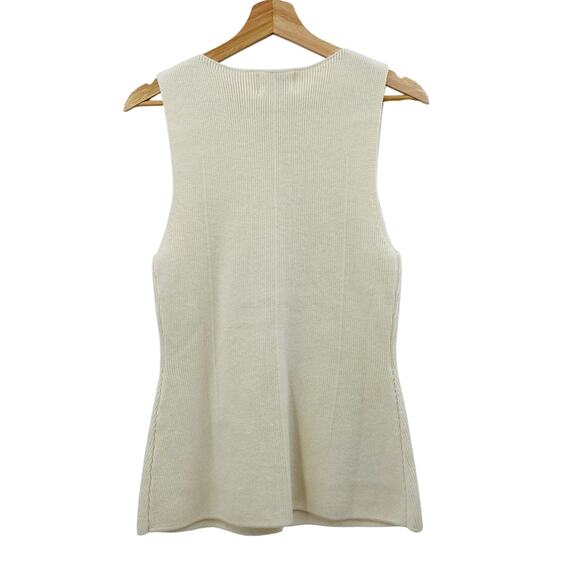DISSH Ava Cream Longline Knit Vest XS - Picture 6 of 10